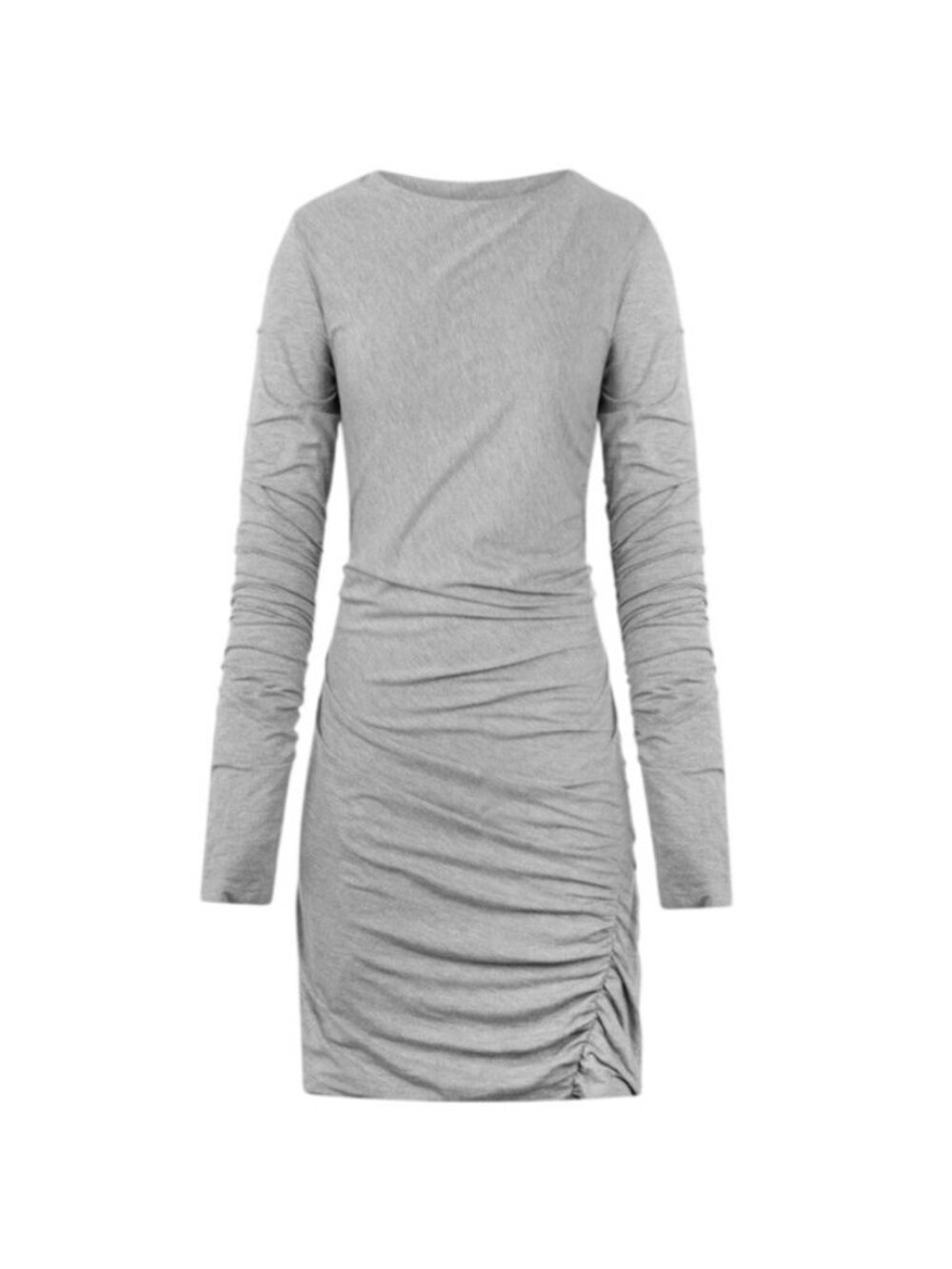 Represent Coil Minidress in Grey Marl